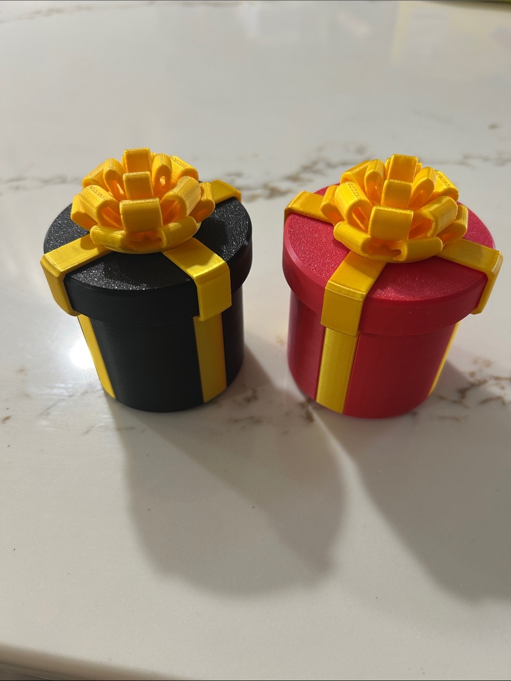 Set of 2 Decorative Gift Boxes- Screw Puzzle-Reusable